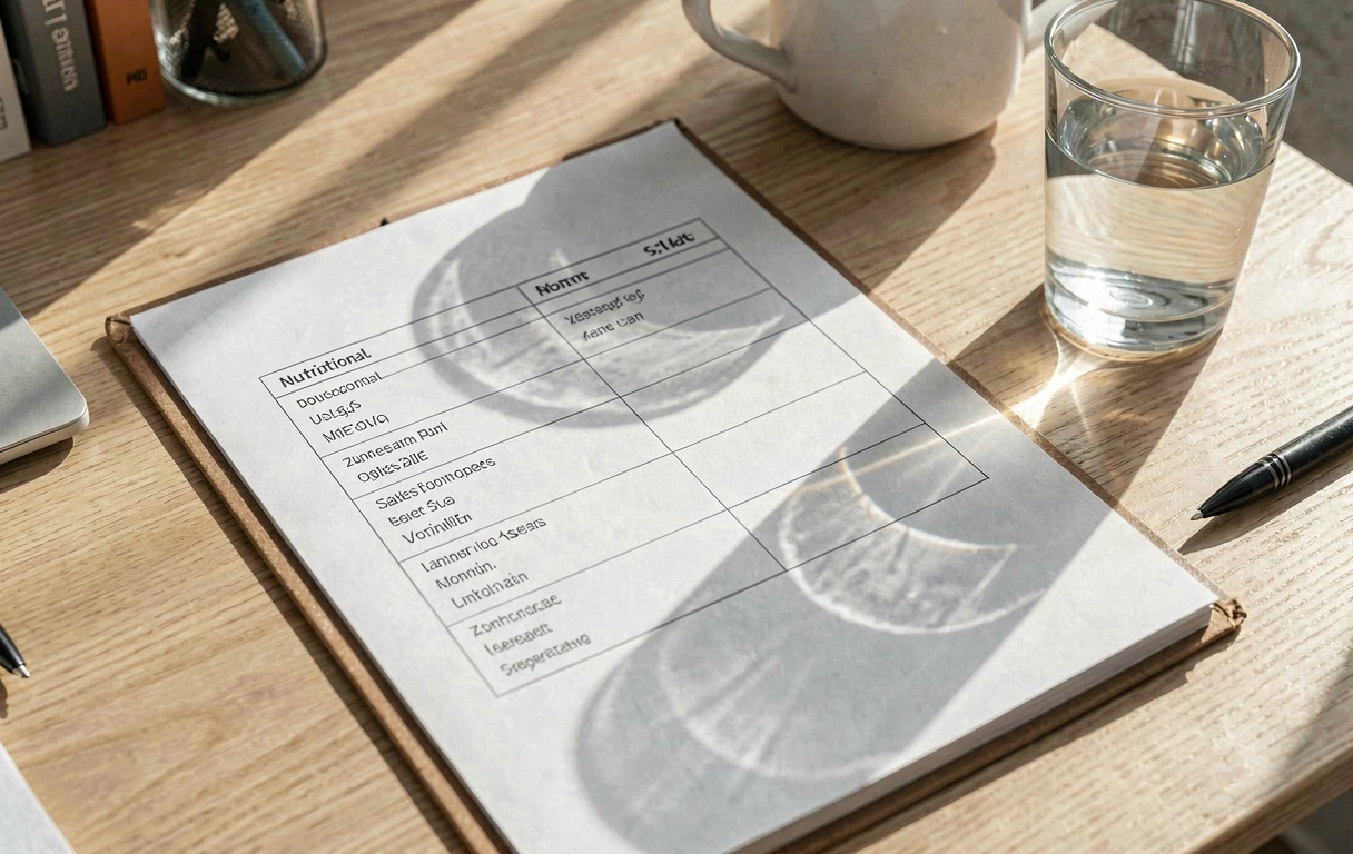 Plan nutritionnel personnalisé